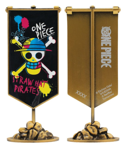 One Piece Replica Straw Hat Pirates Metal Banner 11 x 6 cm [2]