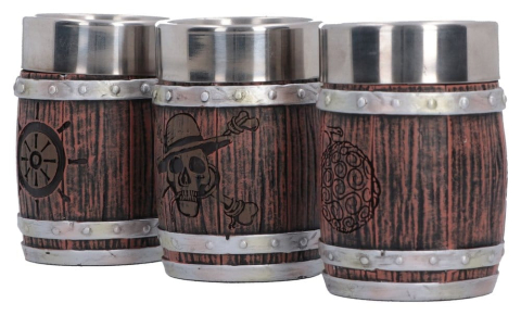 PRECOMENZI - One Piece Shot Glass Set Barrel 8 cm