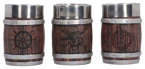 One Piece Shot Glass Set Barrel 8 cm [3]