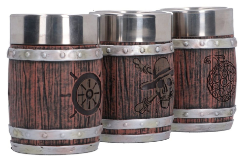 One Piece Shot Glass Set Barrel 8 cm [2]