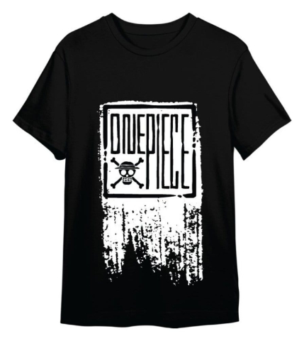 PRECOMENZI - One Piece T-Shirt One Piece Logo Black Size XXL