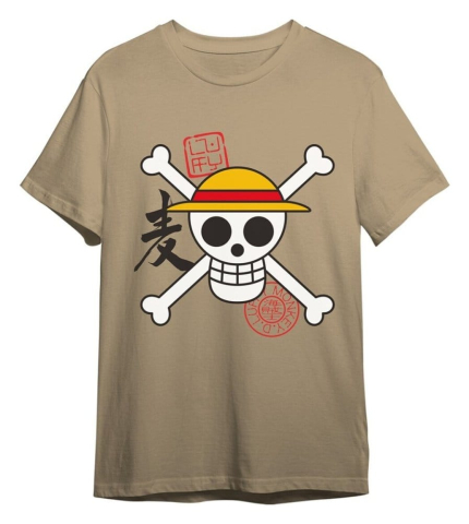 PRECOMENZI - One Piece T-Shirt Skull Sand Size XXL