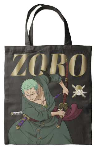 PRECOMENZI - One Piece Tote Bag Zoro Dark Green 40 x 35 cm