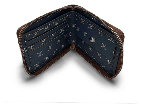 Fashion & Accessories - One Piece Wallet Man Zip Skull