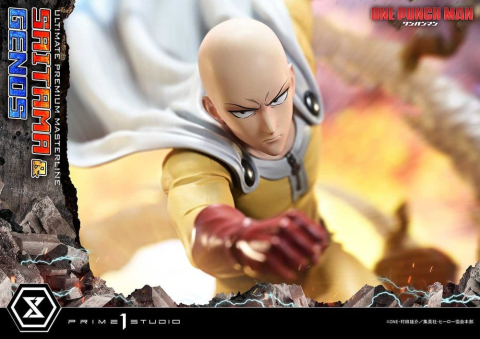 One-Punch Man Premium Masterline Series Statue 1/4 Saitama & Genos 73 cm [17]