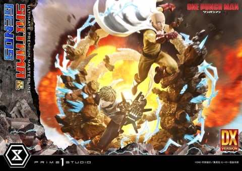 One-Punch Man Premium Masterline Series Statue 1/4 Saitama & Genos Deluxe Version 73 cm [15]