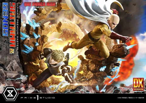 One-Punch Man Premium Masterline Series Statue 1/4 Saitama & Genos Deluxe Version 73 cm [14]