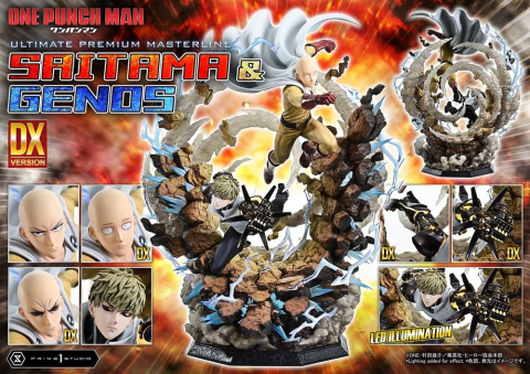 One-Punch Man Premium Masterline Series Statue 1/4 Saitama & Genos Deluxe Version 73 cm [7]