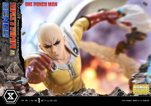 One-Punch Man Premium Masterline Series Statue 1/4 Saitama & Genos DX Bonus Version 73 cm [5]