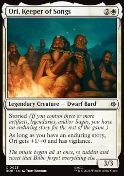 Magic: The Gathering Singles - Ori, Keeper of Songs The Hobbit - Singles 23 FOILED