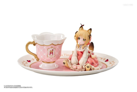 Original Character DLC Series PVC Figure Tea Time Cats Orange Cat 10 cm [8]
