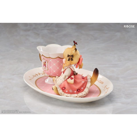 Original Character DLC Series PVC Figure Tea Time Cats Orange Cat 10 cm [1]