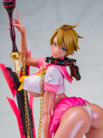 Original Character Mahou Shoujo Series Statue 1/6 Rui Asuka Pink Summer Sailor Ver. Illustration by Raita 29 cm [4]