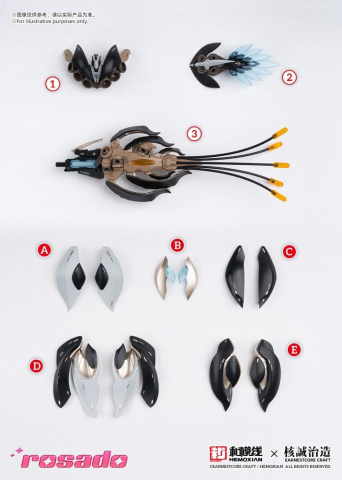 Original Character Plastic Kit 1/10 Rosado Project RS-03 Starflower Lily MK3 20 cm [16]