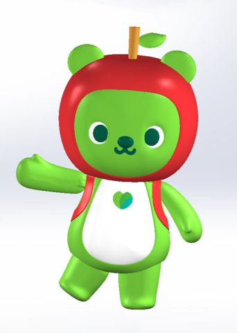 Original Character Plastic Model Kit Arukuma 10 cm [2]