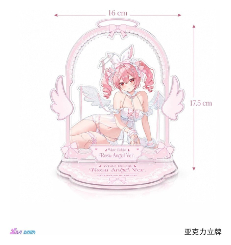 Original Character PVC Figure 1/4 White Rabbit Rosu Angel Ver. Illustrated by Rosuuri Bonus Edition 23 cm [8]