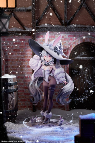 PRECOMENZI - Original Character PVC Figure 1/6 Moon Witch Police Marshmallow illustration by SAVI Deluxe Edition 34 cm