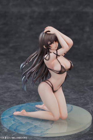 PRECOMENZI - Original Character PVC Figure 1/6 Ruri Amane Illustration - Swimsuit Sugata no Mimi-san 17 cm