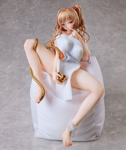 PRECOMENZI - Original Character PVC Figure Girl in the Bath [Cushion Ver.] Illustration by Ponzu 26 cm