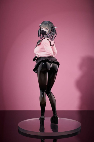 PRECOMENZI - Original Character Series PVC Statue 1/6 Dear My Rubber - Miu Kurokawa Illustrated by YD 26 cm