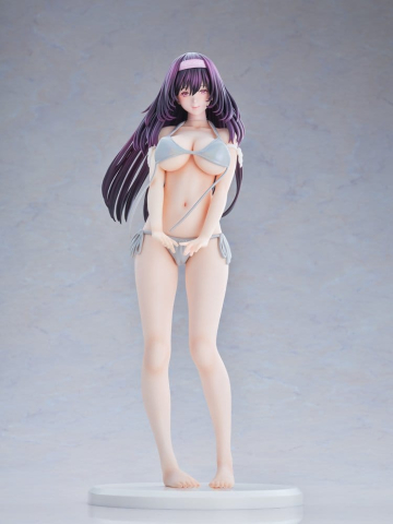 Original Model Statue 1/5 Tomoe Sakura Swimsuit Black Hair Wholesome Ver. Illustration by Toshi Tsutakaze 32 cm [5]