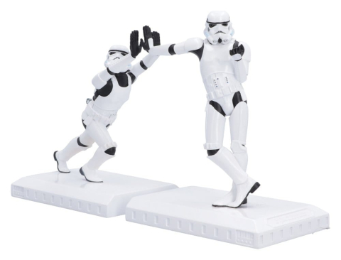 PRECOMENZI - Original Stormtrooper Bookends Working Hard Hardly Working 19 cm
