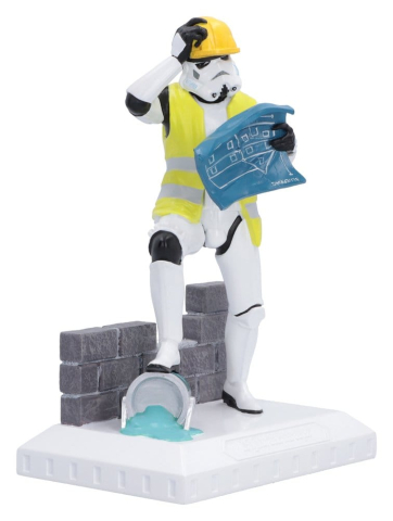 Original Stormtrooper Figure Hit a Brick Wall 18 cm [2]