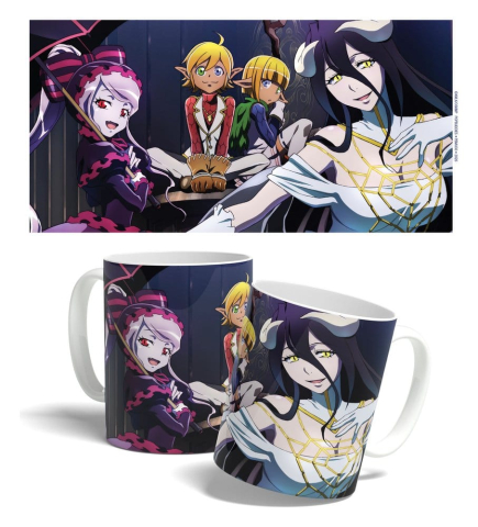 Casa si Cadouri - Overlord Mug Albedo, Aura, Mare & Shalltear 325 ml