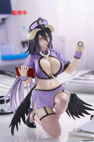 Overlord PVC Figure Desktop Cute Albedo (Nurse Ver.) Renewal 13 cm [1]