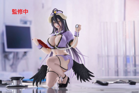 PRECOMENZI - Overlord PVC Figure Desktop Cute Albedo (Nurse Ver.) Renewal 13 cm