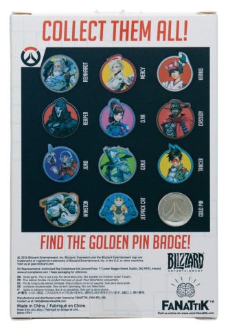 Overwatch Mystery Pin Badges Blind Box Assortment (12) [12]