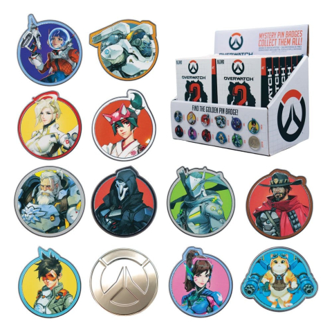 Overwatch Mystery Pin Badges Blind Box Assortment (12) [14]