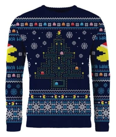 Pac-Man Christmas Sweater Size L [1]