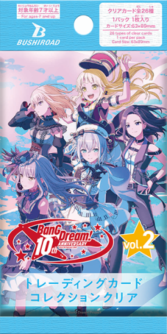 Trading Card Games - Pachet BanG Dream Clear Card Collection Vol.2