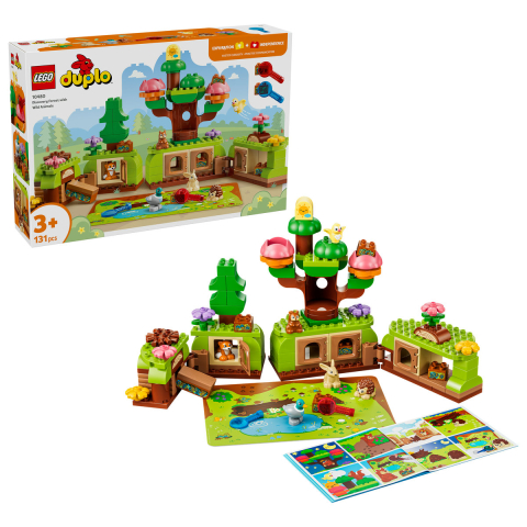 Lego Duplo - Pădurea descoperirilor cu animale sălbatice