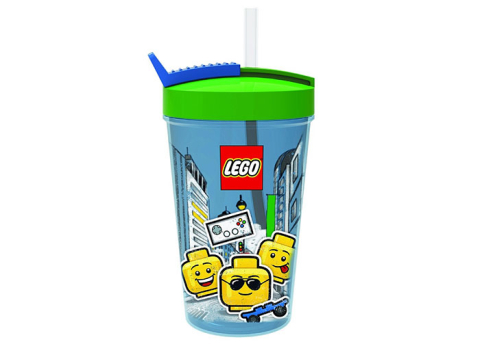 LEGO - Pahar LEGO Iconic cu pai