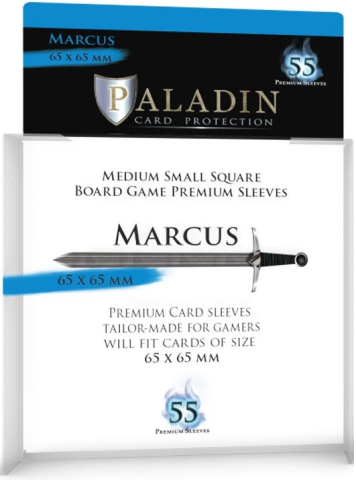 Noutati - Paladin Marcus Card Sleeves 65 x 65 mm – Set 55 buc