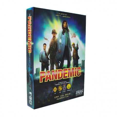 Board Games - Pandemic - cutie deteriorata (partea din spate)