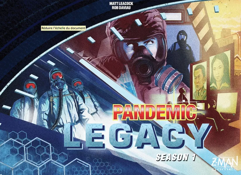 Board Games - Pandemic: Legacy Season 1 (Blue Edition)