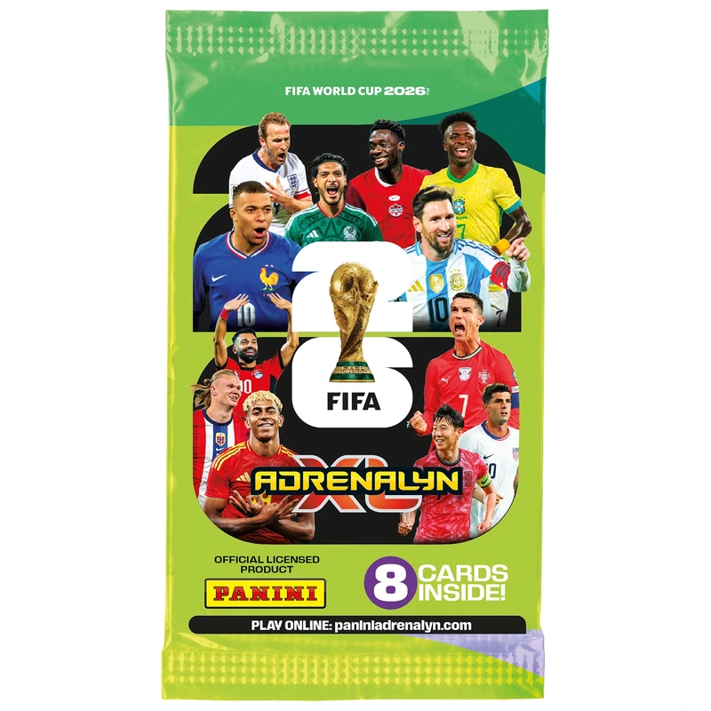 Noutati - Panini FIFA World Cup 2026 Adrenalyn XL Pachet Carti de Colectie (8 Carduri)