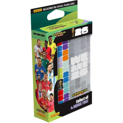 Colectii Oficiale Topps si Panini si altele - Panini FIFA World Cup 2026 Adrenalyn XL Pocket Tin Cutie Metalica