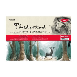 Rechizite, Creativitate, Hobby - PANZA PICTURA PE CARTON 12X18CM DACO PD1218