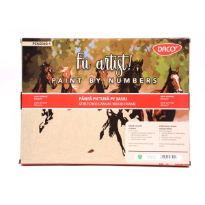 Rechizite, Creativitate, Hobby - PANZA PICTURA PE NUMERE 30X40CM DACO PZN3040-1