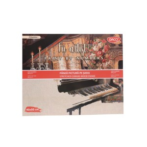 Rechizite, Creativitate, Hobby - PANZA PICTURA PE NUMERE 40X50 CM DACO PZN4050-1