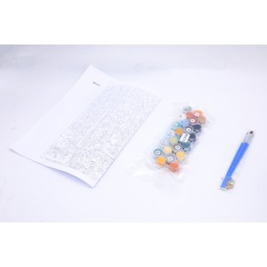 Rechizite, Creativitate, Hobby - PANZA PICTURA PE NUMERE 40X50 CM DACO PZN4050-2