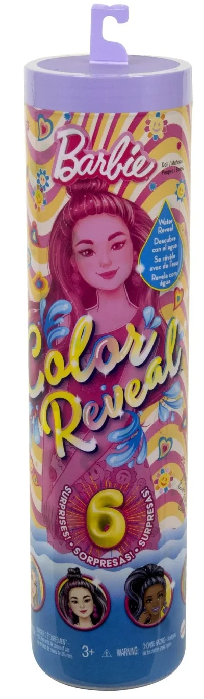 Papusi si Barbie - Papusa Barbie Color Reveal Rainbow - Papusa cu Surprize