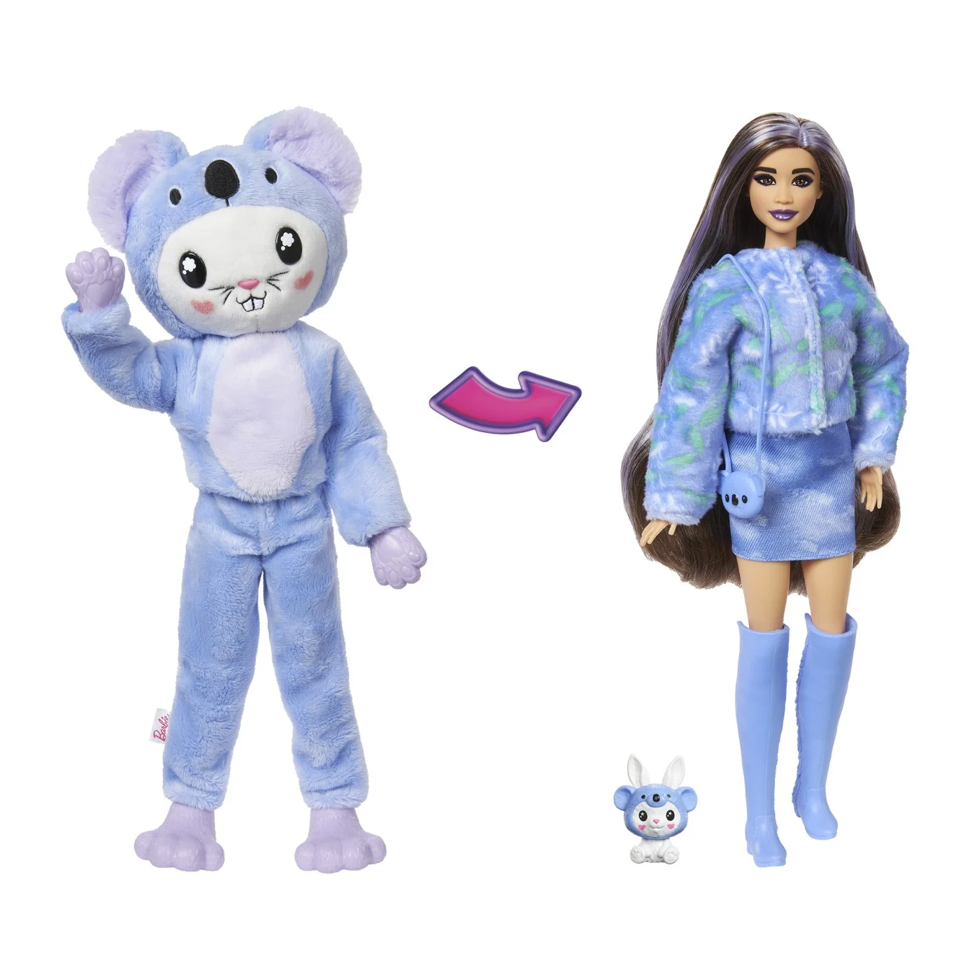 Papusa Barbie Cutie Reveal Iepuras in Costum de Koala [2]