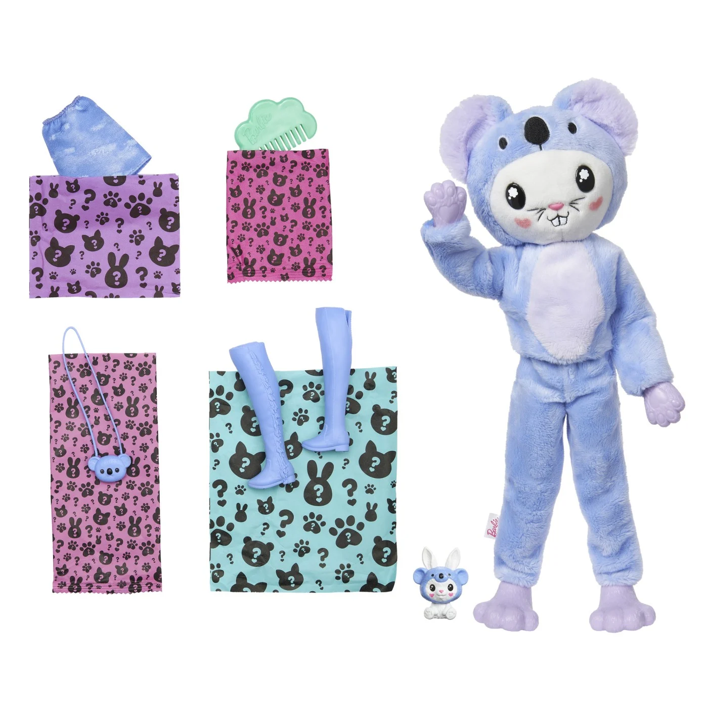 Papusa Barbie Cutie Reveal Iepuras in Costum de Koala [4]