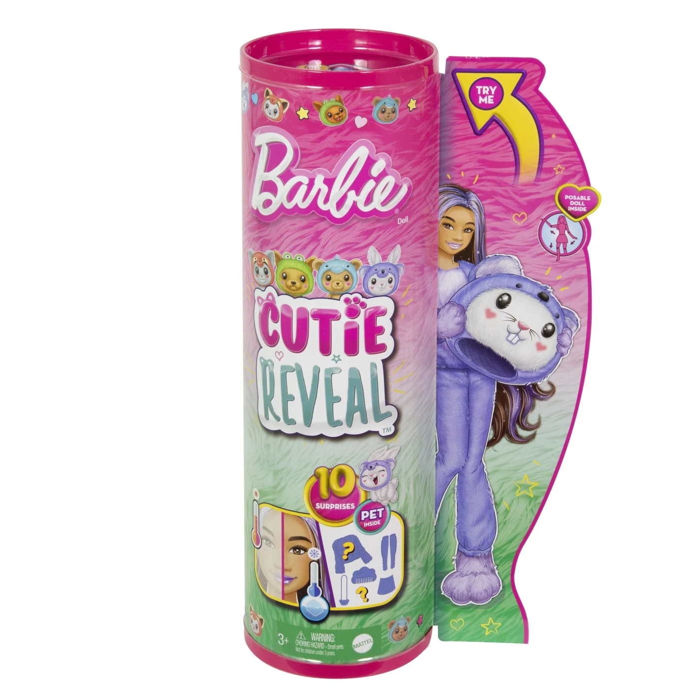 Jocuri si jucarii - Papusa Barbie Cutie Reveal Iepuras in Costum de Koala