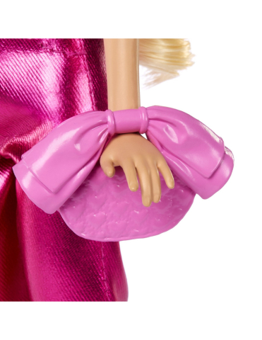 Papusa Barbie Deluxe Style cu Tinuta Roz Metalizat [6]
